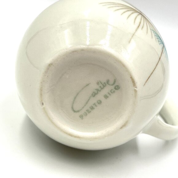 Vintage Retro MCM Mid-Century Modern Riviera Caribe Calinda Atomic 4" Creamer - Picture 6 of 8